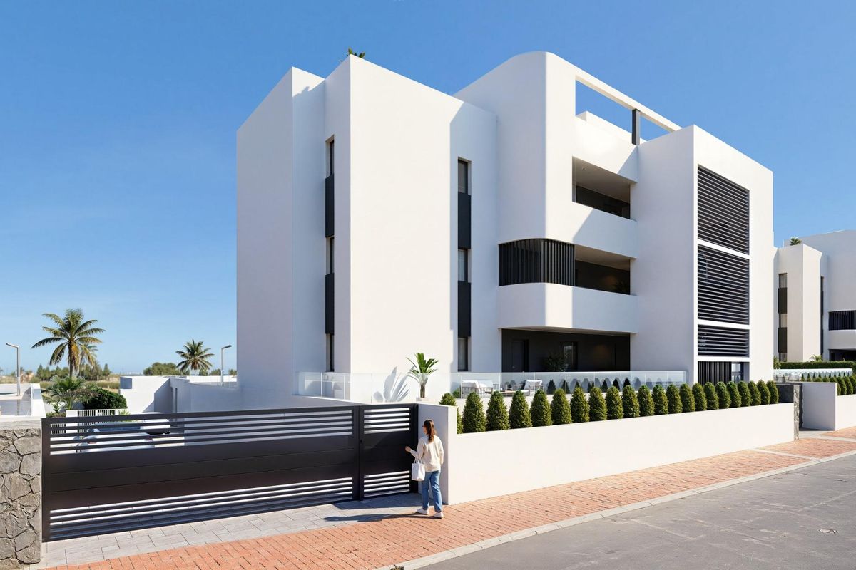 Gemeinschaftspool des Penthouses in Los Alcazares