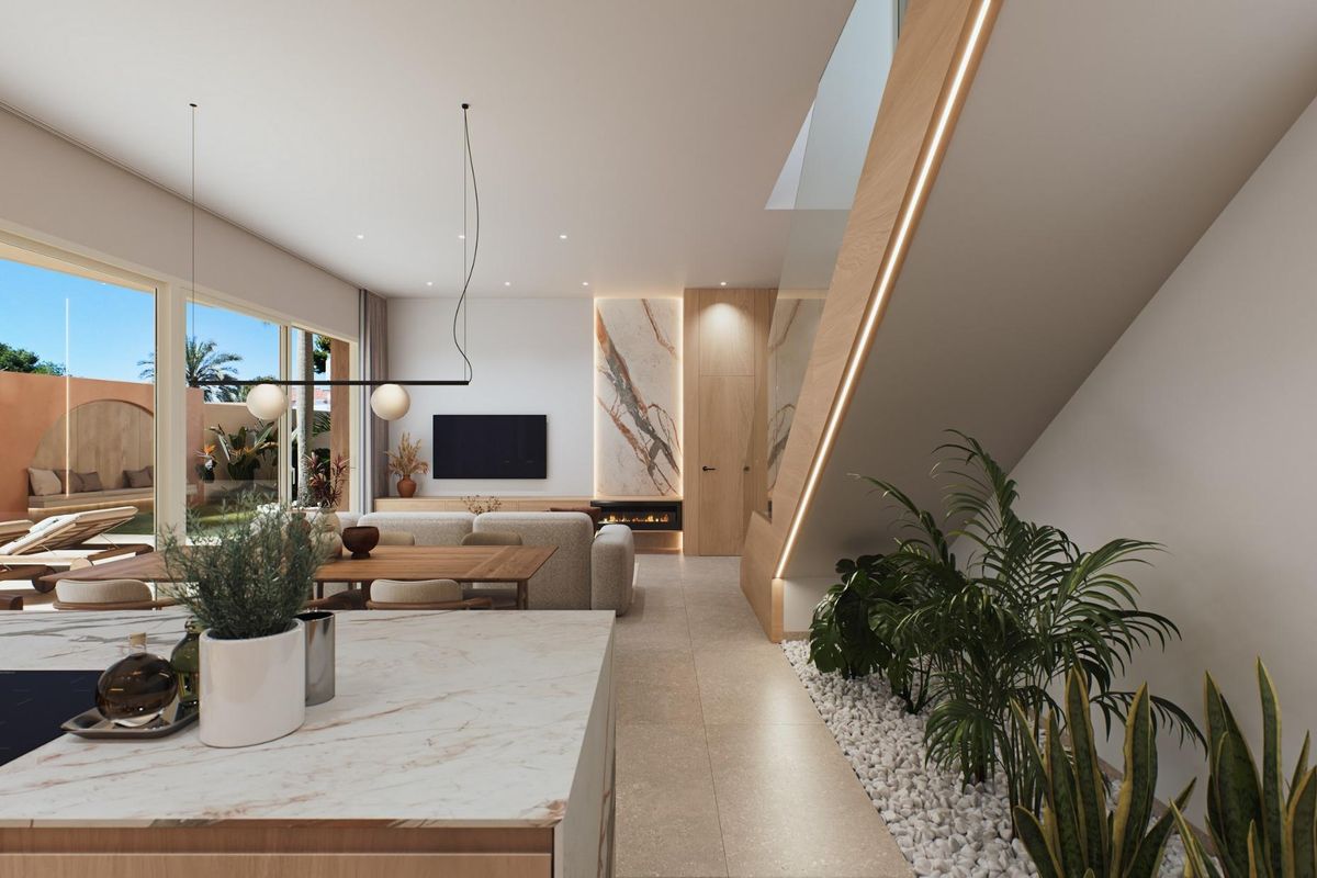 Küche der modernen Villa in Dehesa de Campoamor