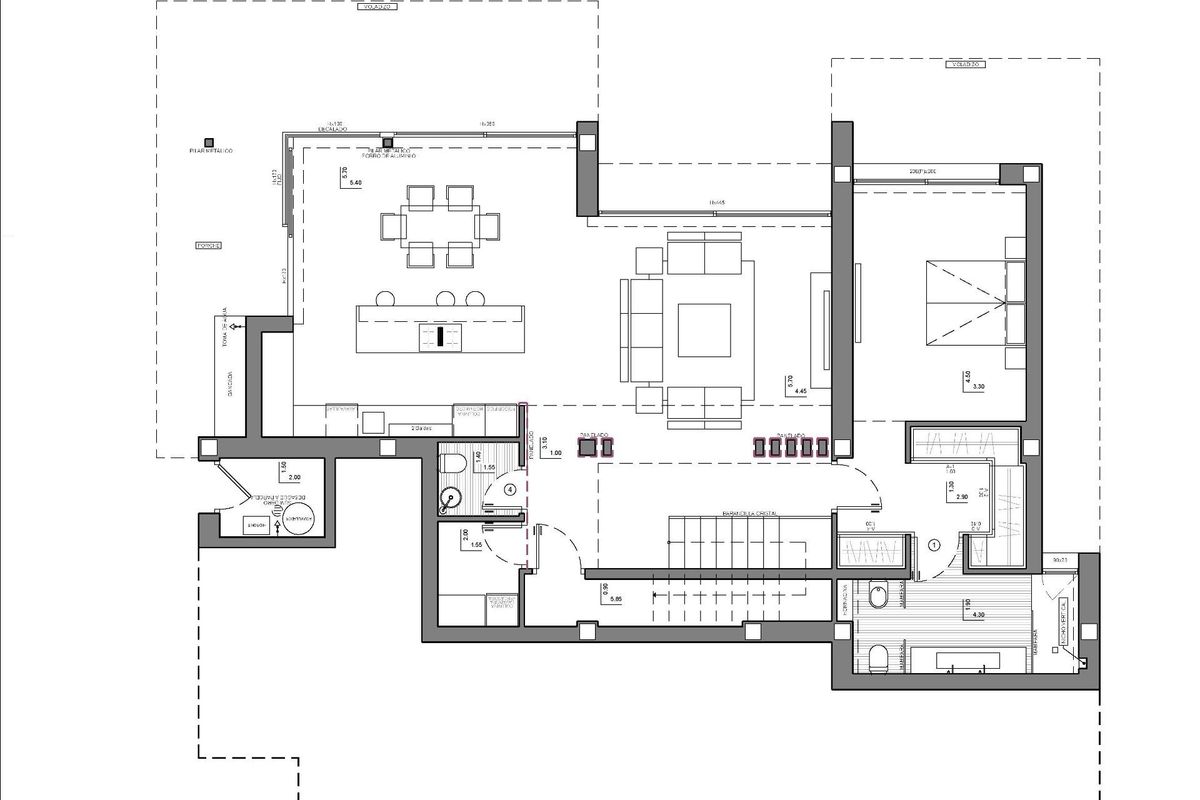 Benitachell villa modern fürdőszobával