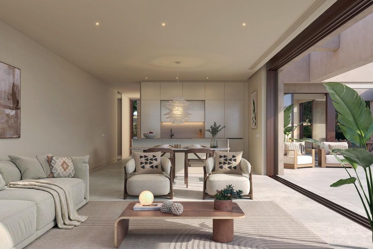Living room villa Orihuela terrace