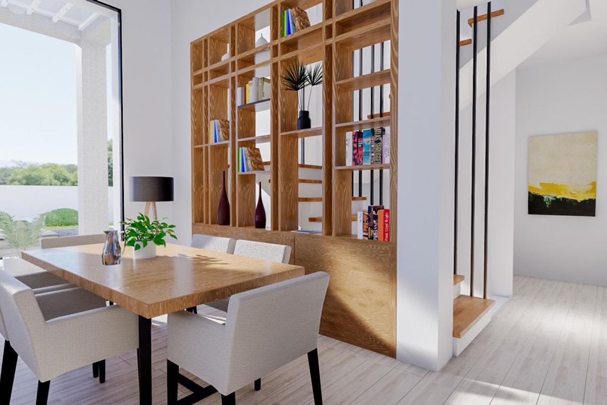 Terrace with panoramic sea views