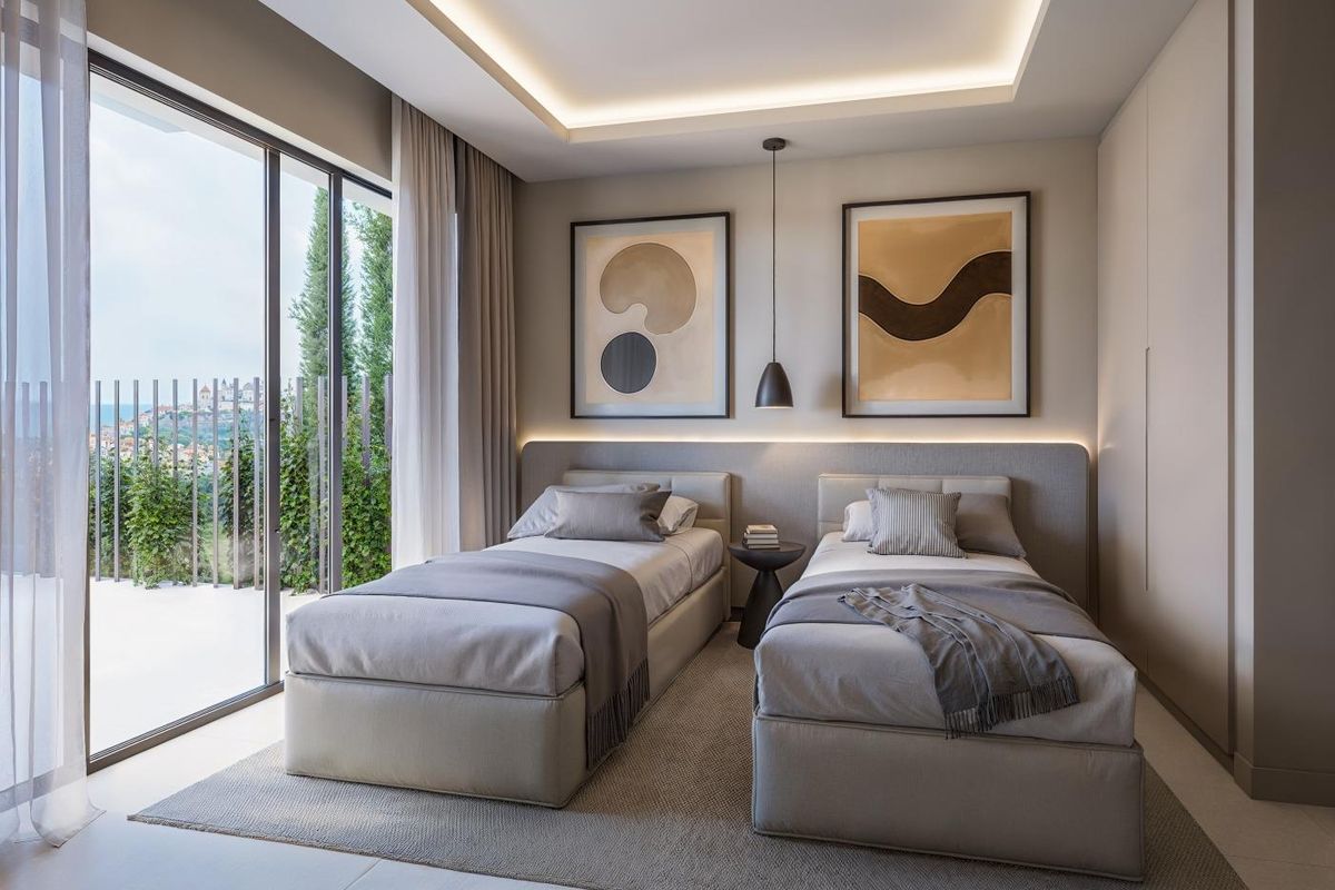 Living area of Casares town house