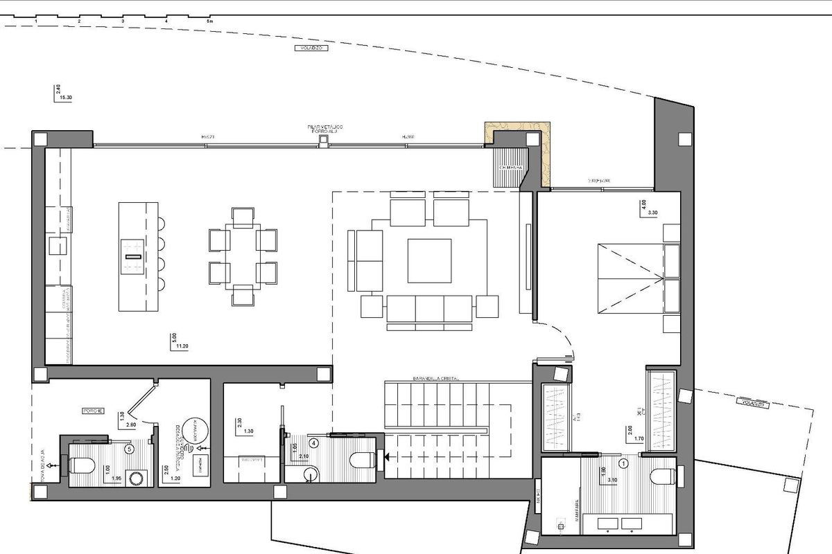 3-Schlafzimmer Villa Benitachell Meerblick - Bild 15