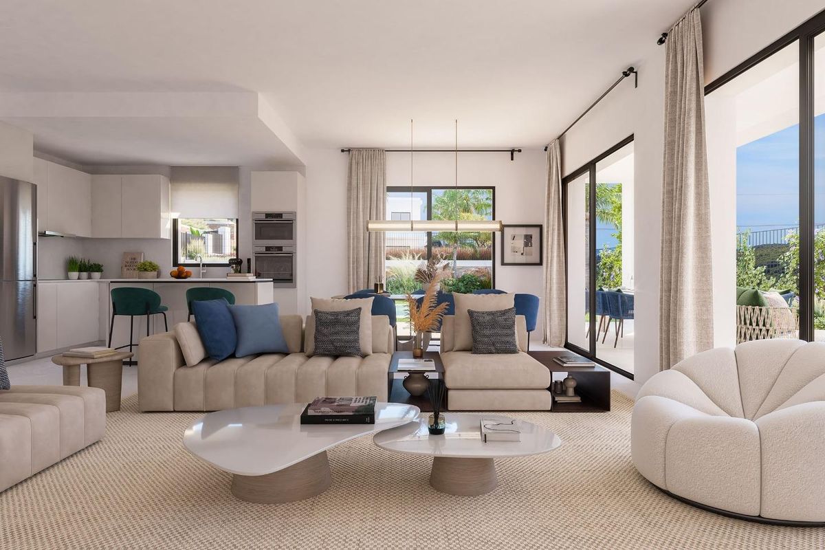 Medencés terasz Estepona town house