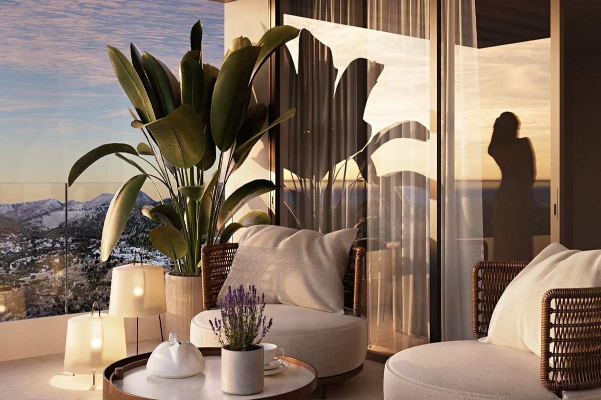 Luxe slaapkamer in villa Mijas