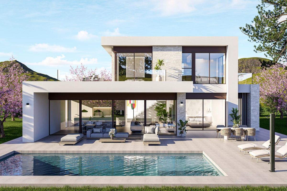 Hauptschlafzimmer der Villa in Pinoso