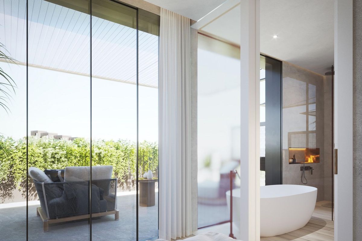 Dining area in Marbella luxury property