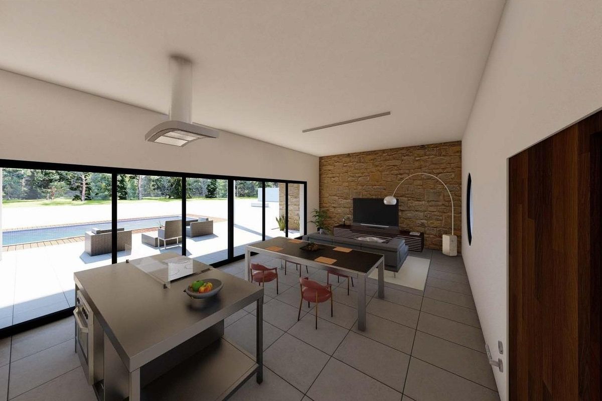 Overdekt terras van villa in Pinoso