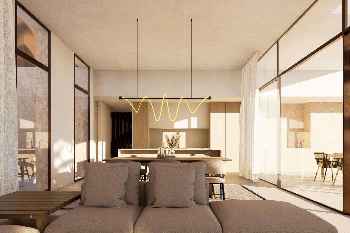 Modern kitchen with high-end appliances