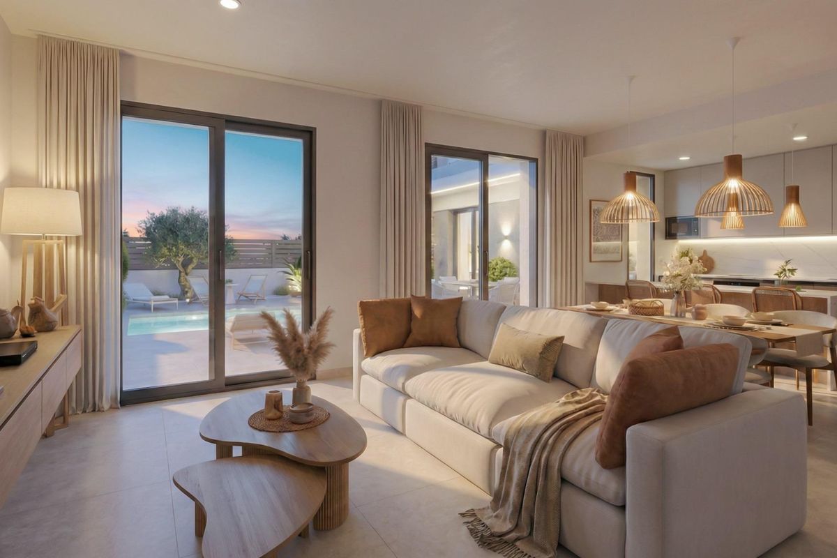 Badezimmer der Villa in Fuente Álamo