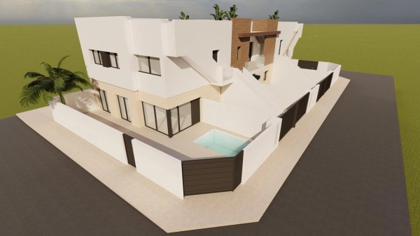 Bungalow in San Pedro del Pinatar mit Terrasse