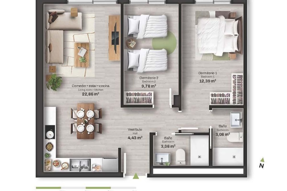 2-Hálószobás Penthouse Mojácar Tengeri Kilátás - Kép 11