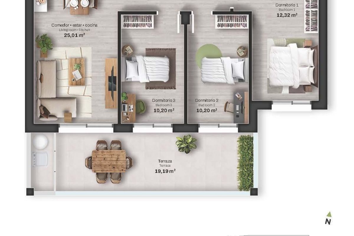 3-Hálószobás Földszinti Apartman Mojácar - Kép 11