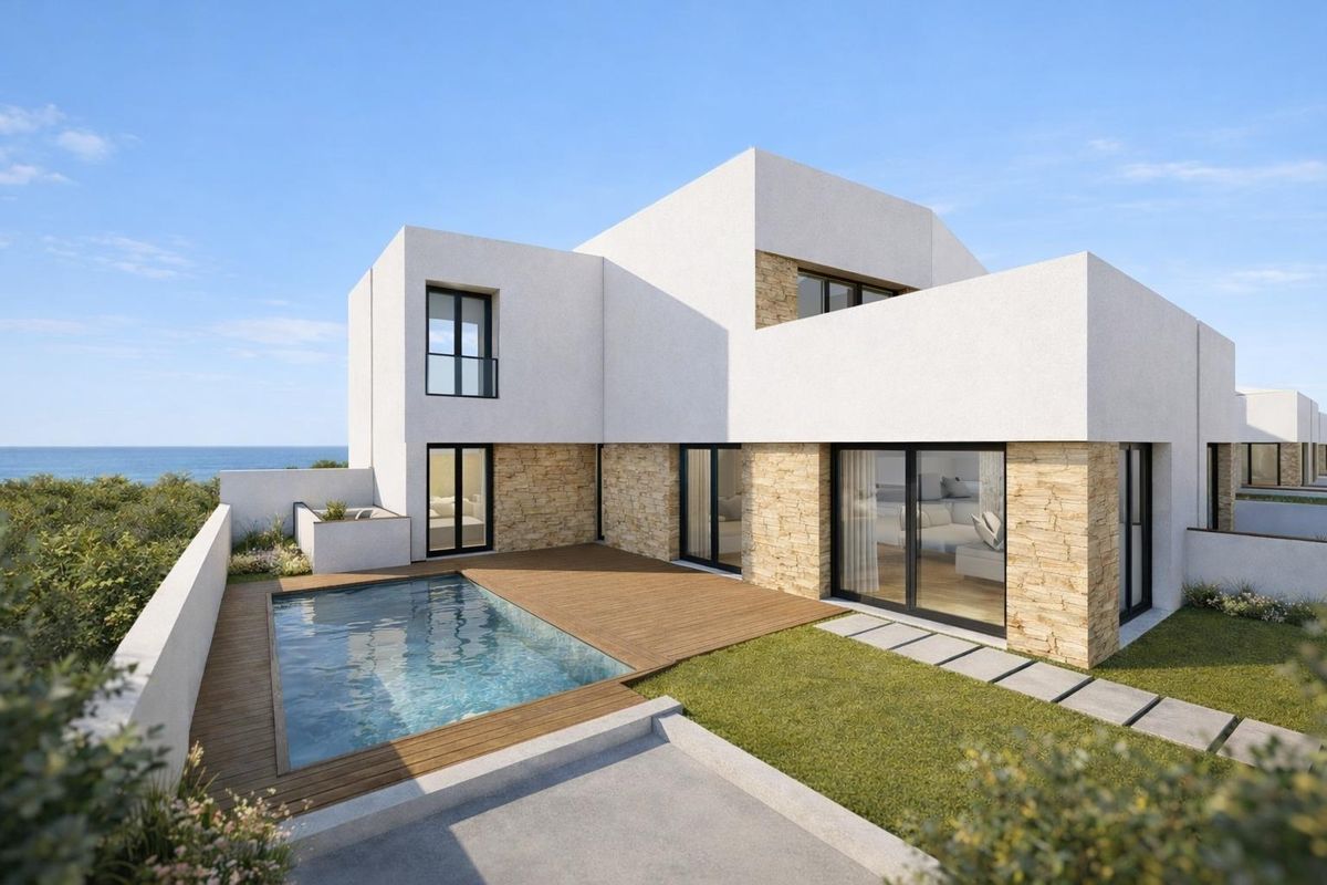 Quad villa Bigastro előlapi nézet