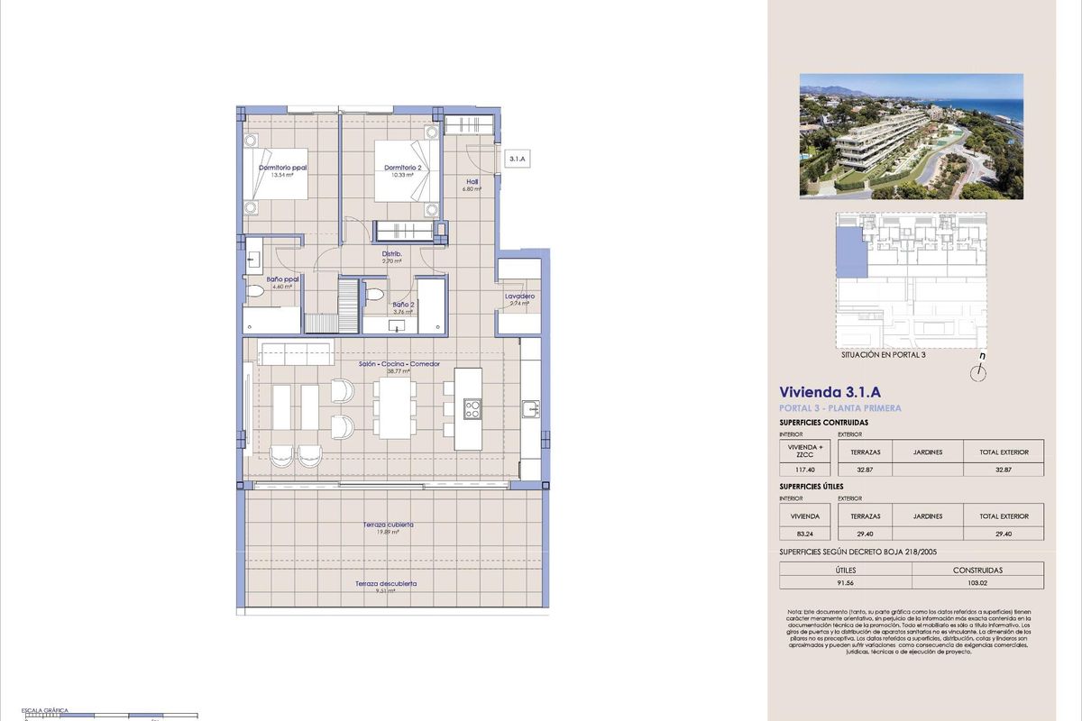 Mijas apartment complex with pool