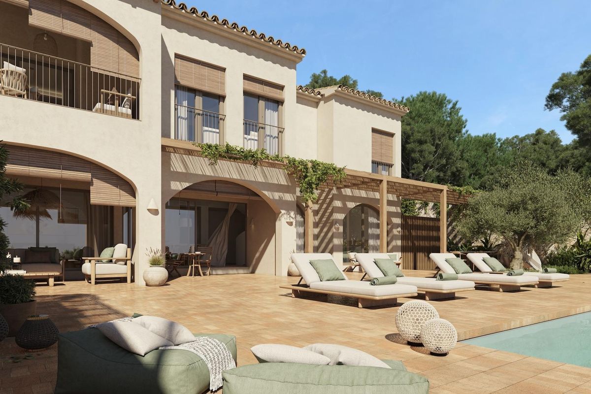 Villa in Benissa mit Meerblick