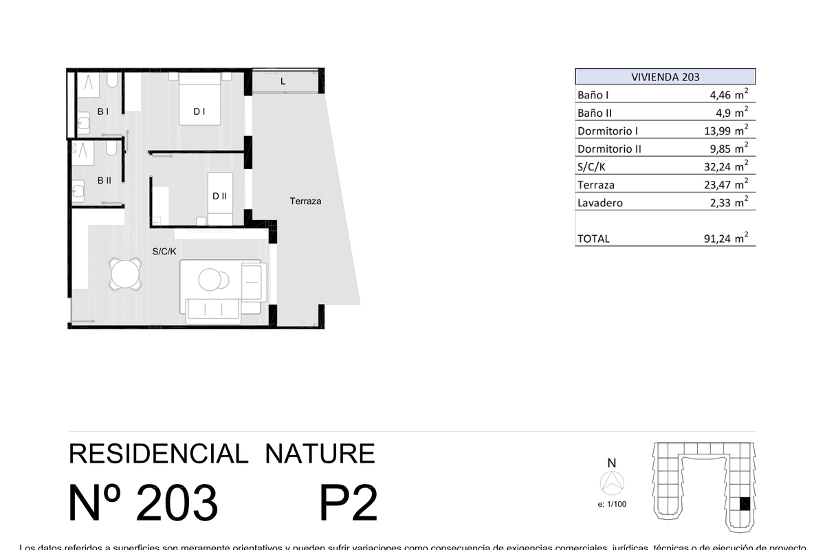 Nature Resort 203 – Nature Resort: appartement met 2 slaapkamers