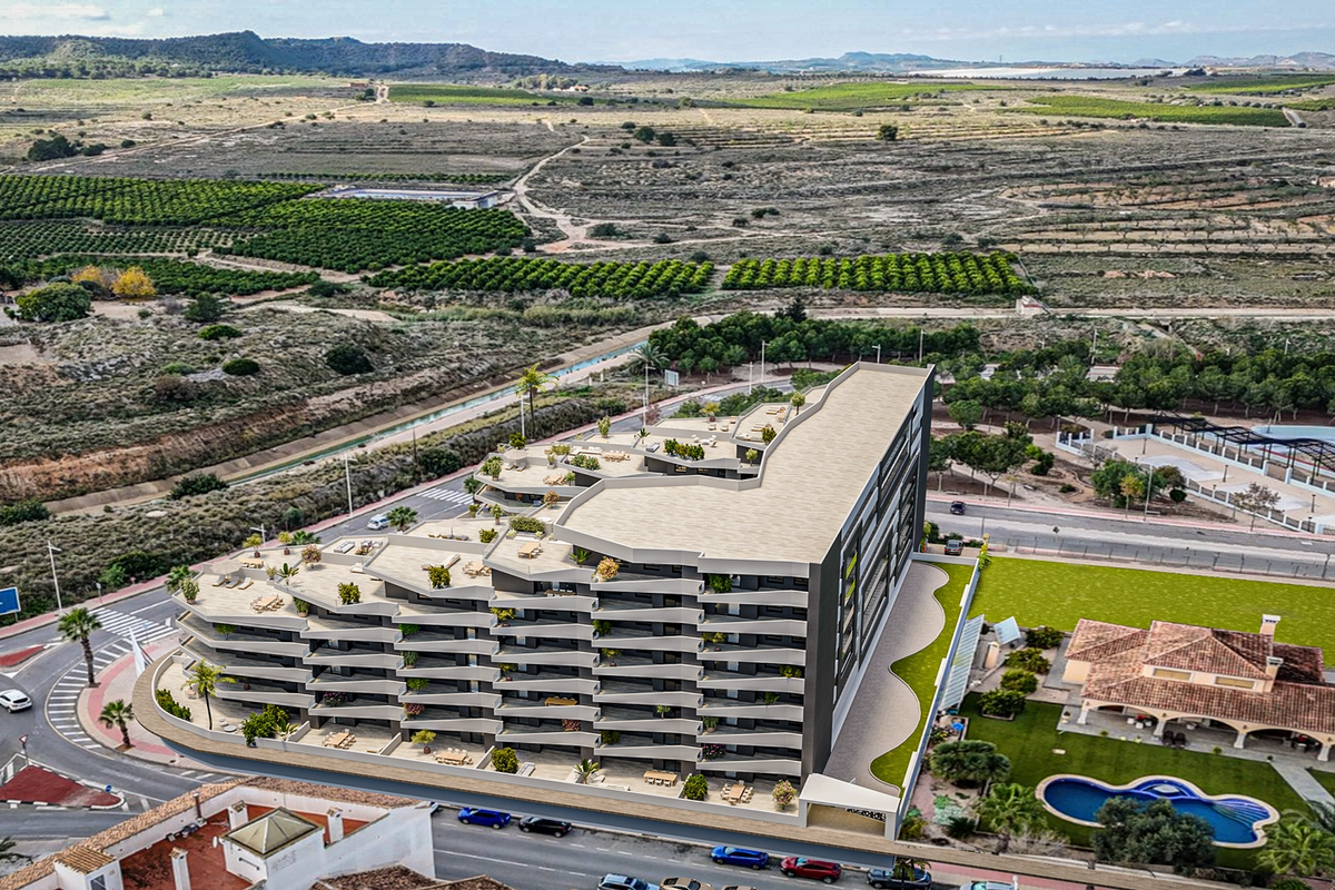Visualisatie van het exterieur – Nature Resort, San Miguel de Salinas