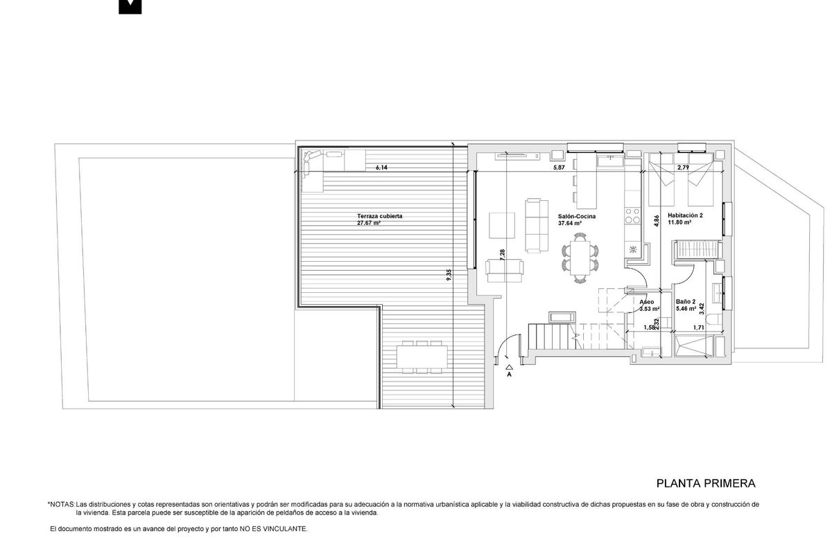 Panoramablick vom Penthouse in Casares