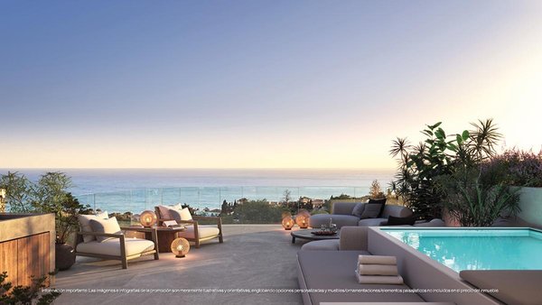 Stadthaus in Fuengirola mit Meerblick