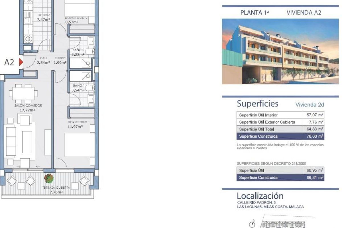 Dining area with modern decor in Mijas