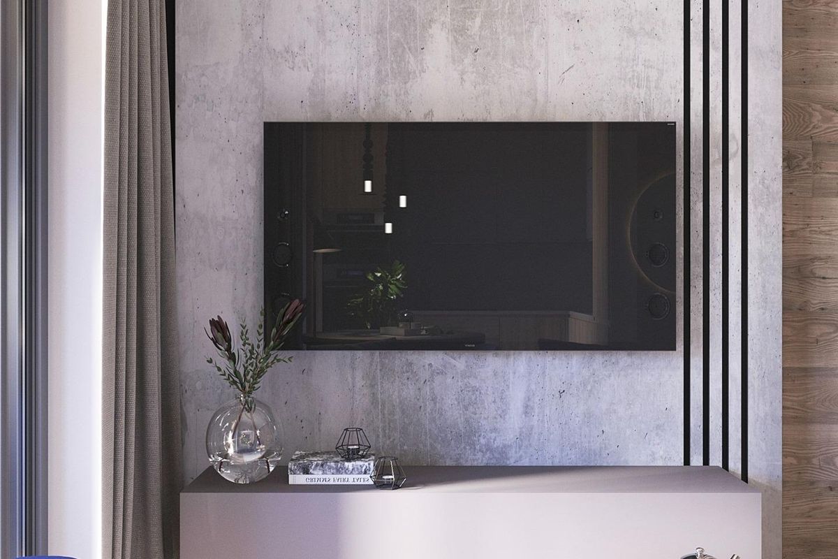 Außenbeleuchtung der Villa bei Nacht