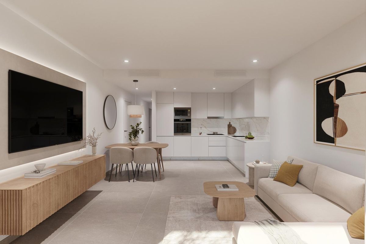 View from apartment terrace in Torrevieja