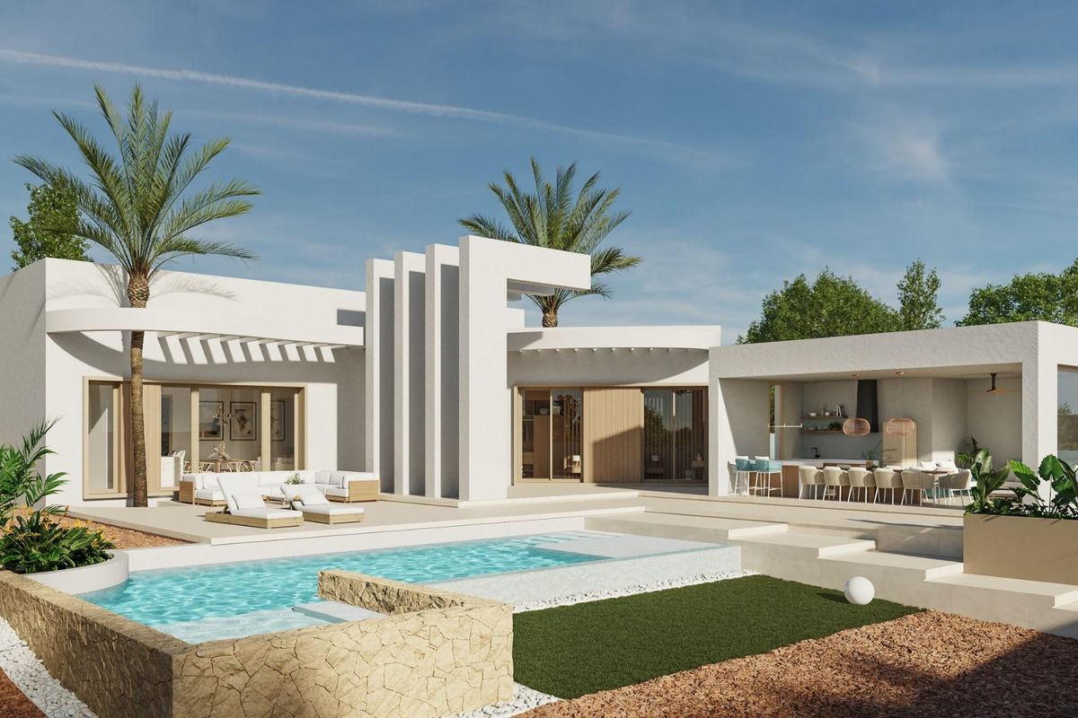 Private swimming pool and terrace