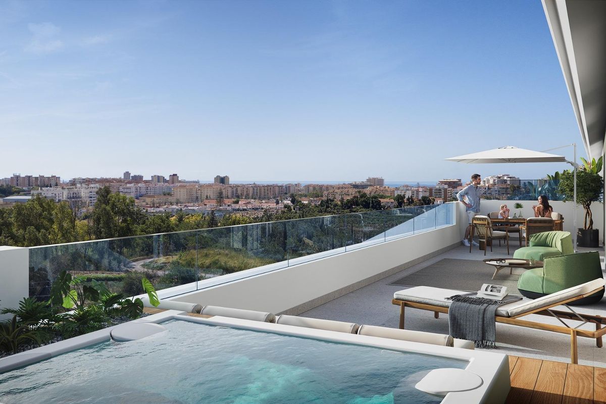 3 hálószobás apartman Fuengirola terasz - Kép 20