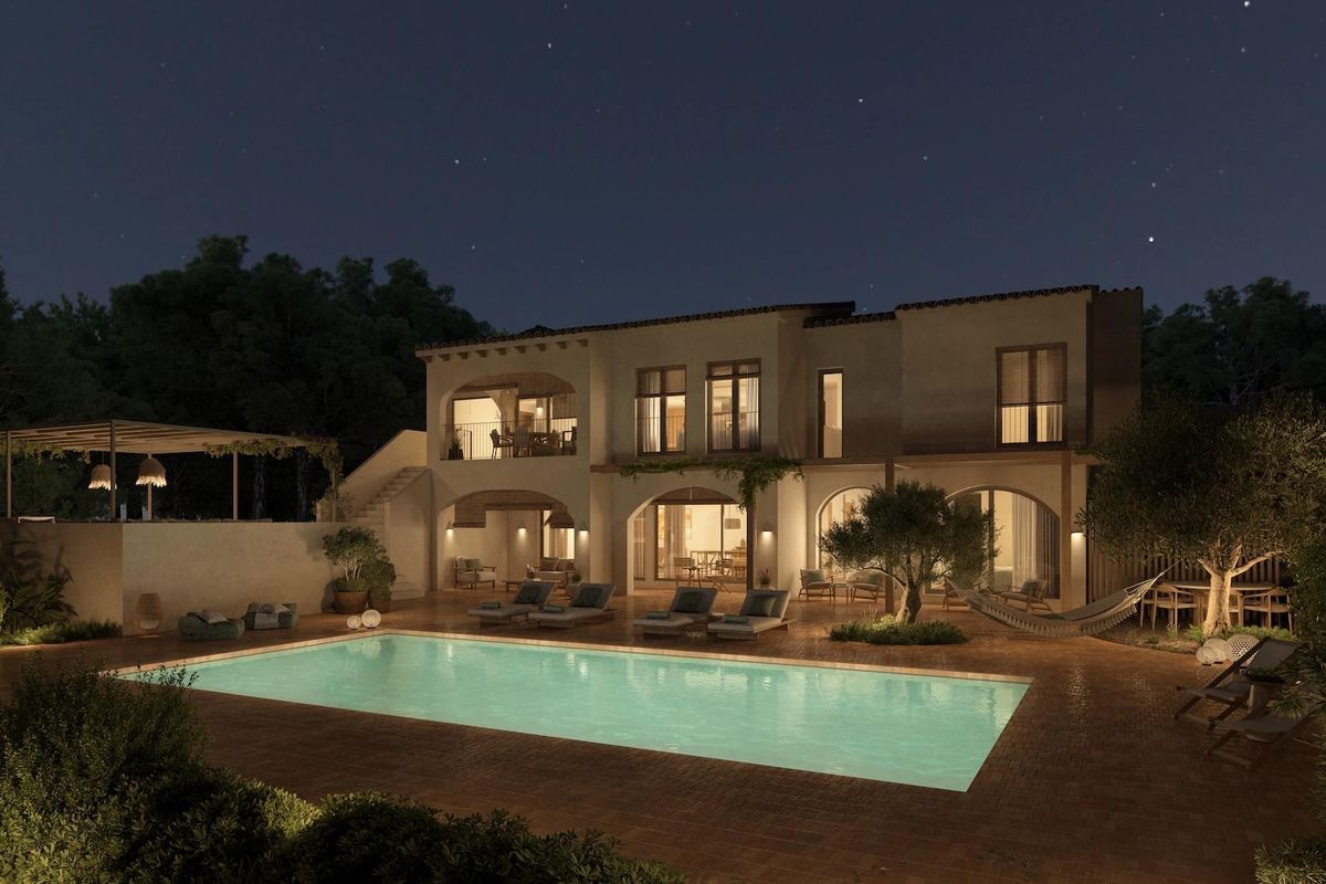 Zweistöckige Villa in Benissa mit Pool