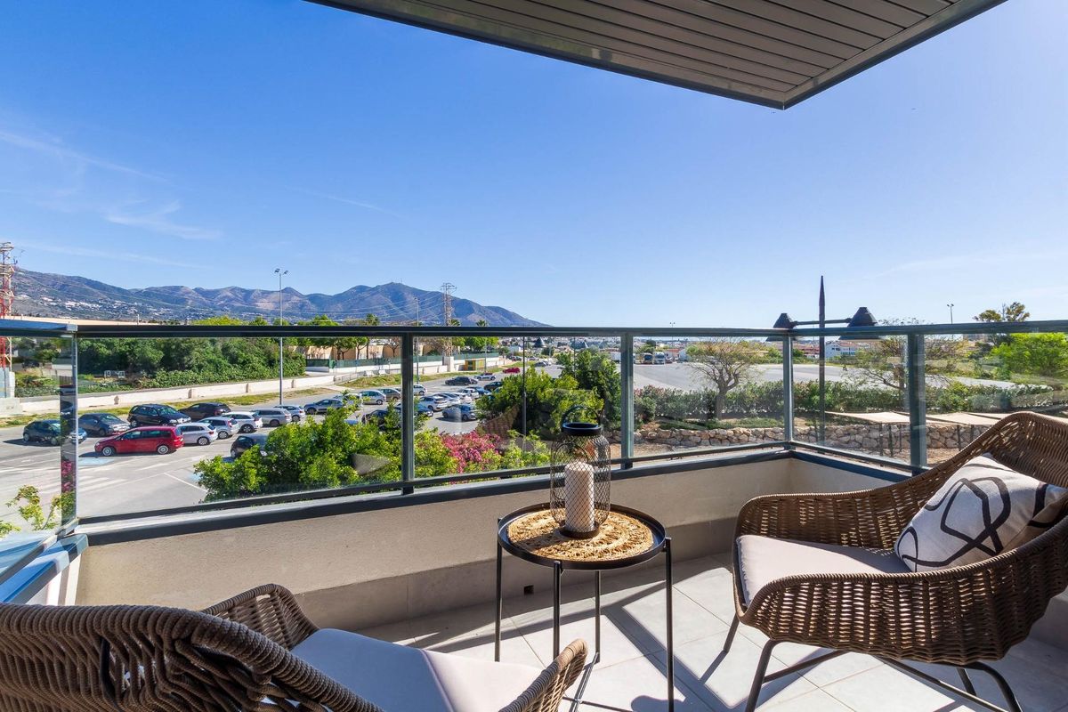 Moderne keuken in appartement Mijas