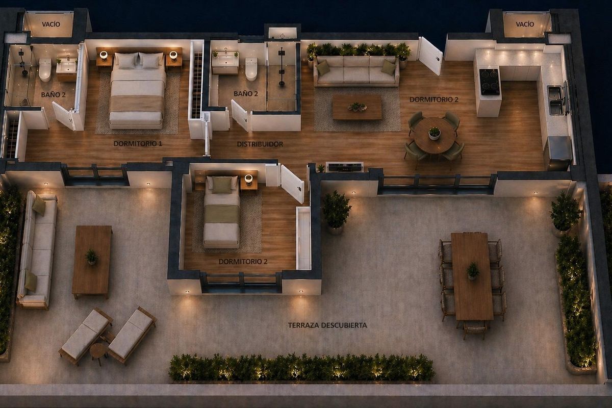 Bright interior in Villajoyosa apartment
