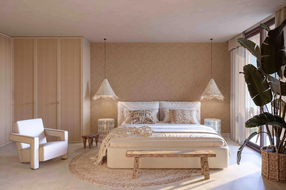 Serene outdoor spaces at Las Colinas villa