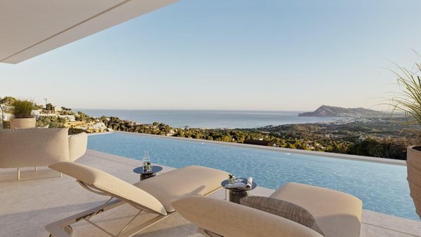 Villa in Altea mit Meerblick und Pool