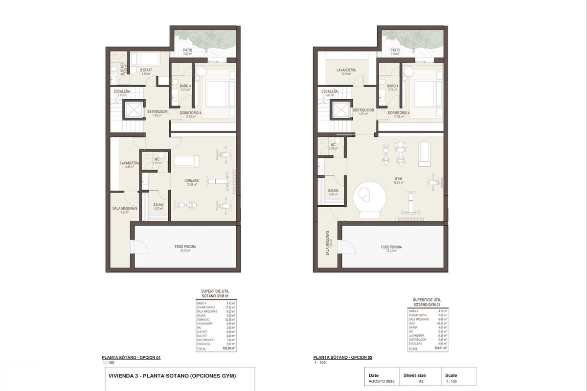 Moderne architectuur in La Quinta townhouse