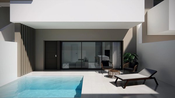 Bungalow in Pilar de la Horadada met zwembad