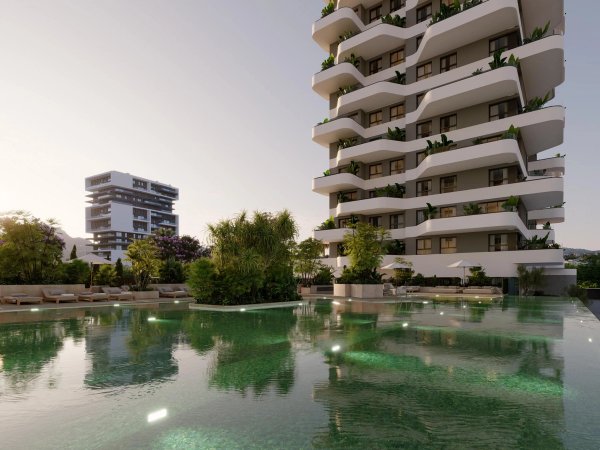 Moderne nieuwbouwwoningen in Calpe Op slechts 450 m van Playa del Cantal Roig