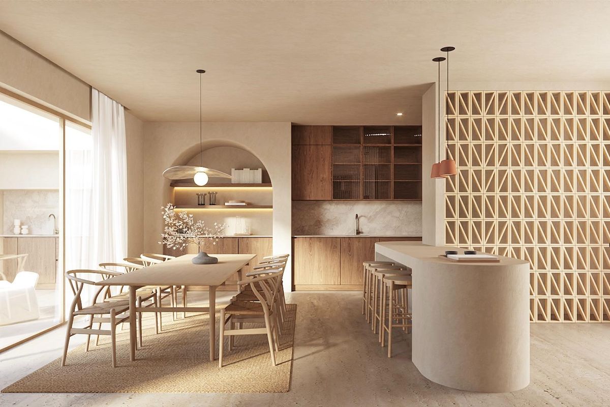 Slaapkamer met terras en zeezicht