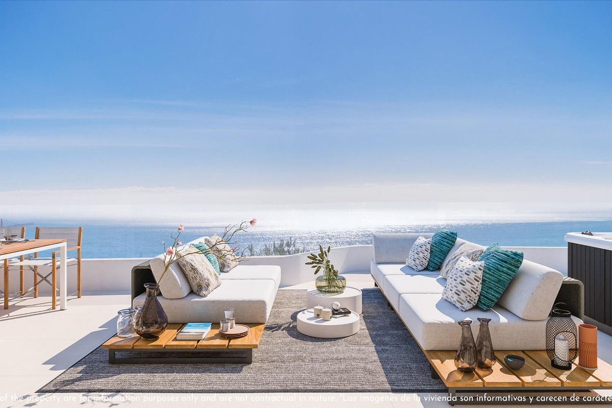 Penthouse Fuengirola tengerre néző kilátással