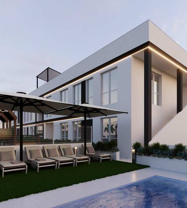 Modern apartment exterior in Finestrat