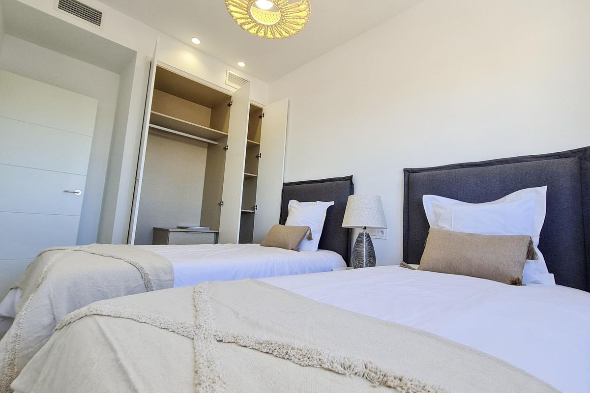  Gezellige twee-onder-één-kap slaapkamer in een 3-slaapkamer villa in San Pedro del Pinatar, Spanje.