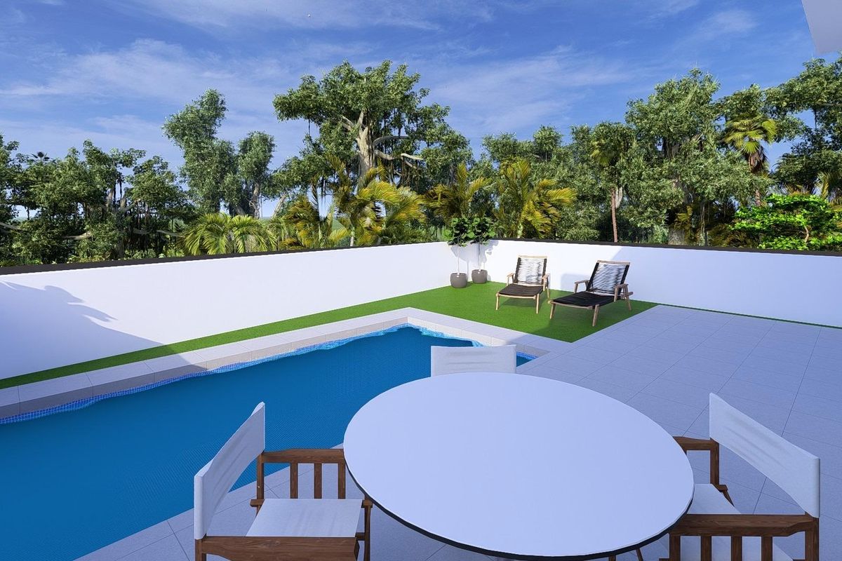 3-Schlafzimmer Villa Daya Nueva Pool - Bild 15