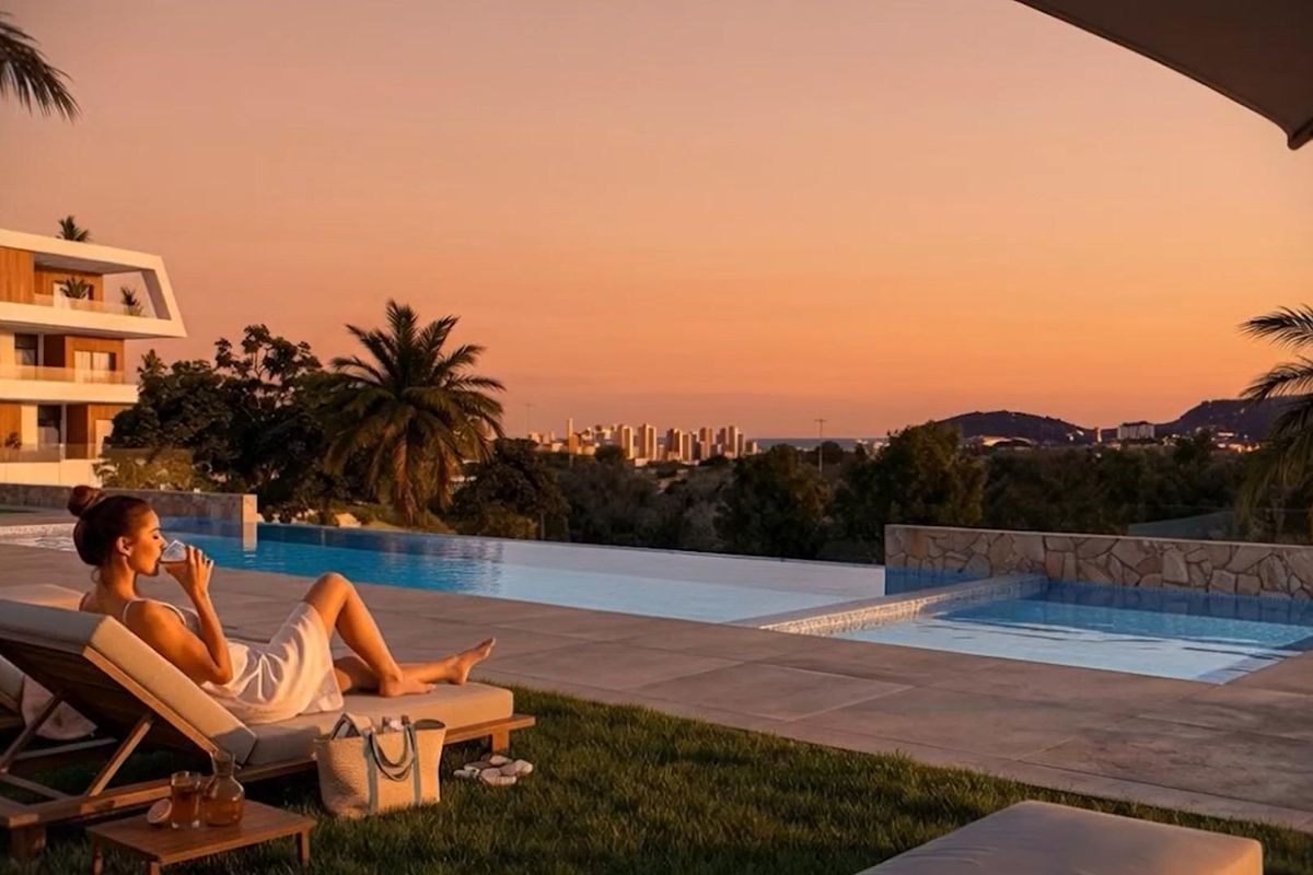 Badezimmer mit moderner Ausstattung in Finestrat