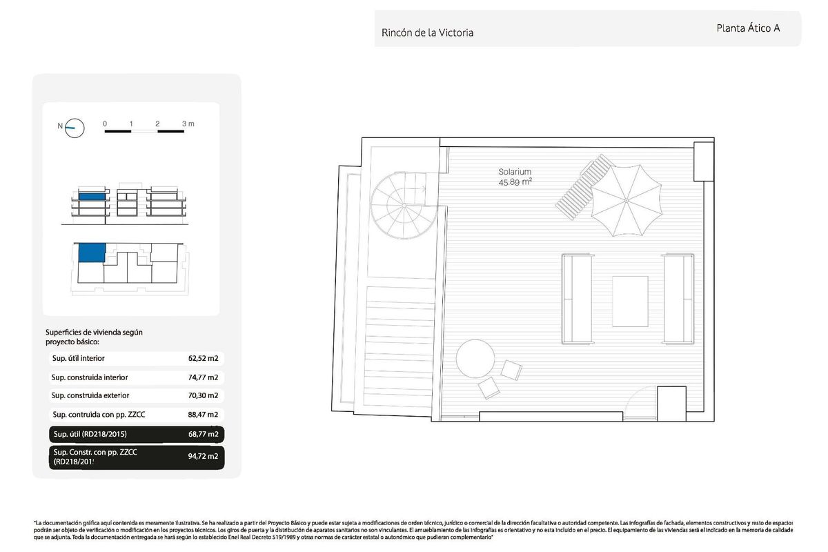 Terras met zitruimte in Rincon penthouse