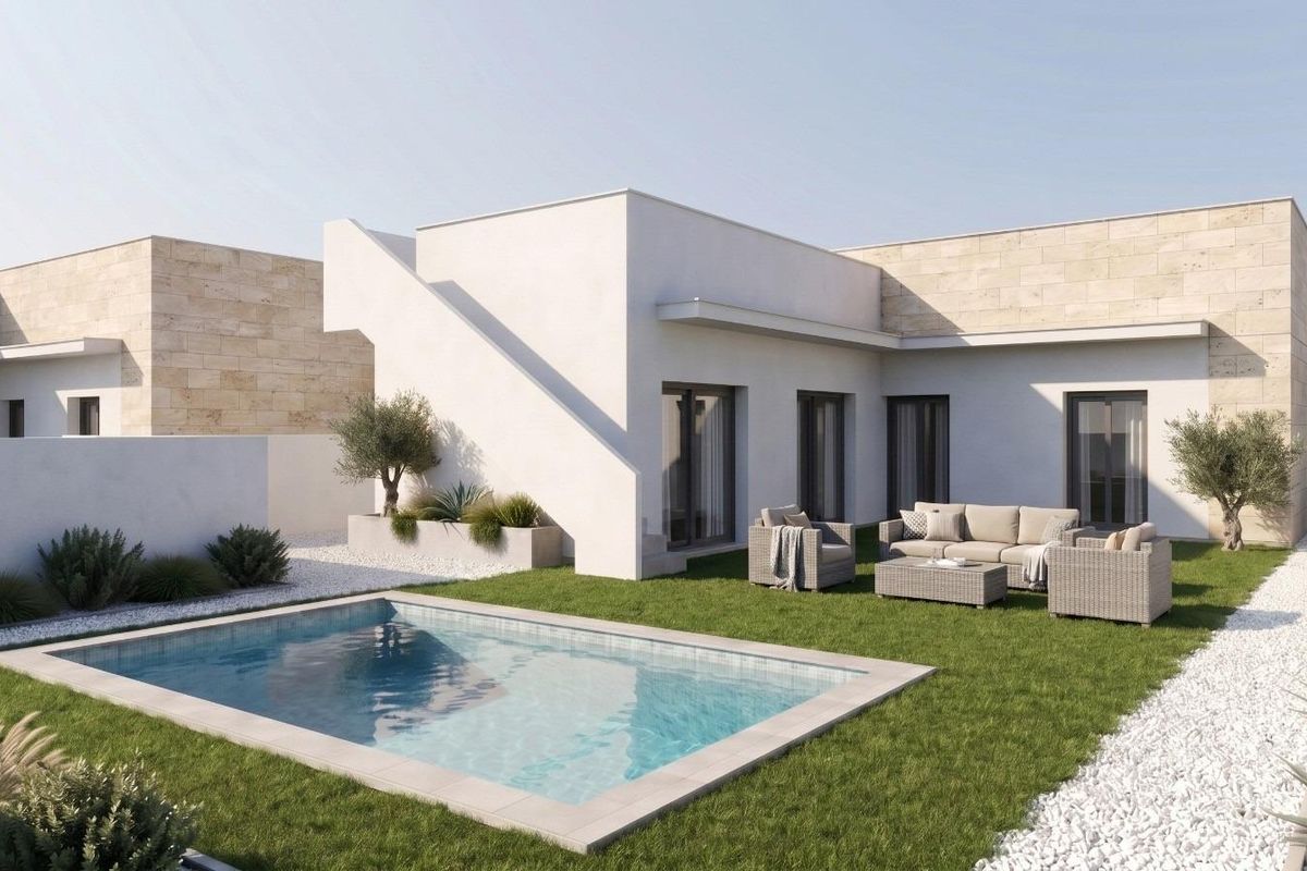 Development of 2 newly built detached villas with private swimming pools at the Mazarrón Country Club