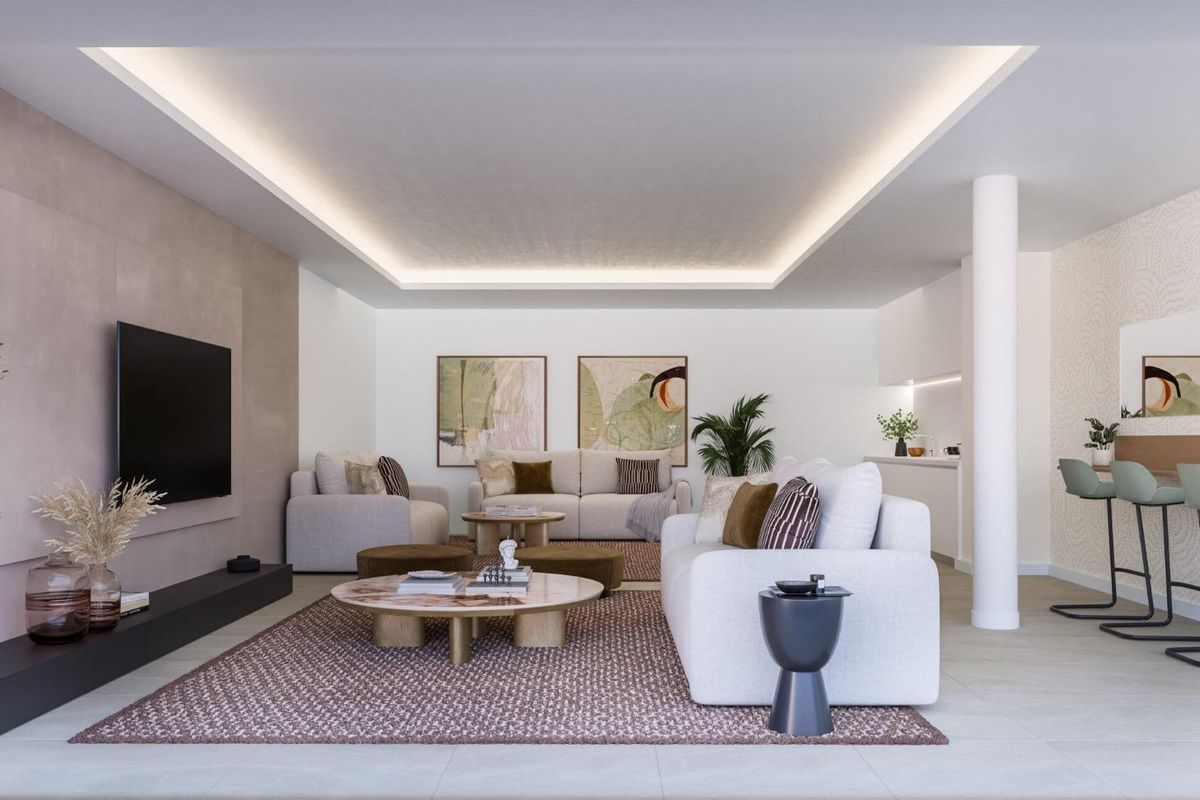 Nieuwbouwwoningen te koop in Estepona Golf met uitzicht op zee en de golfbaan