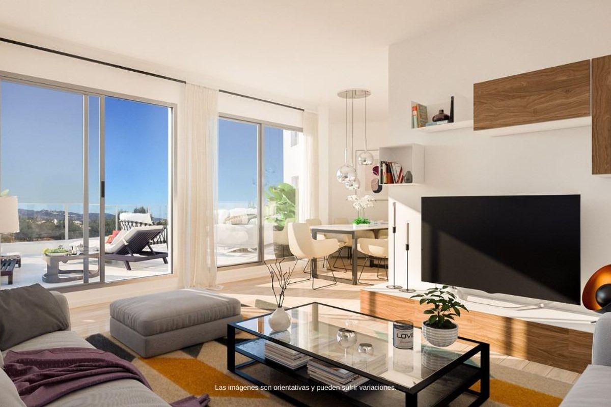 Slaapkamer in nieuwbouwcomplex in Mijas