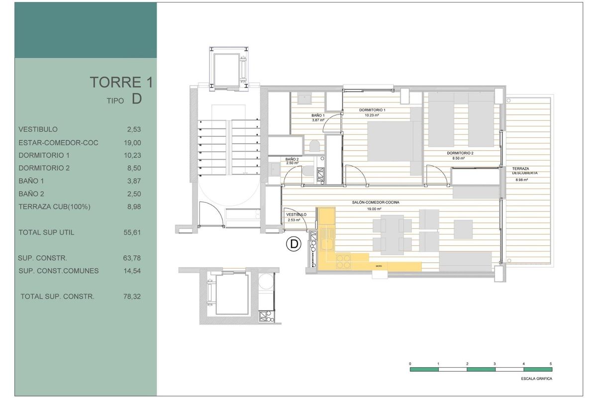 Guardamar apartman konyha