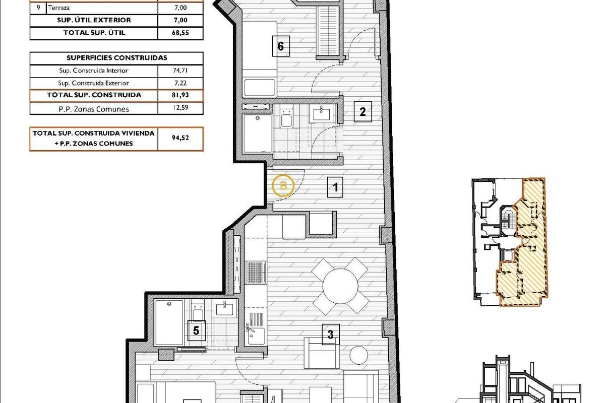 Appartement in Guardamar met moderne afwerking