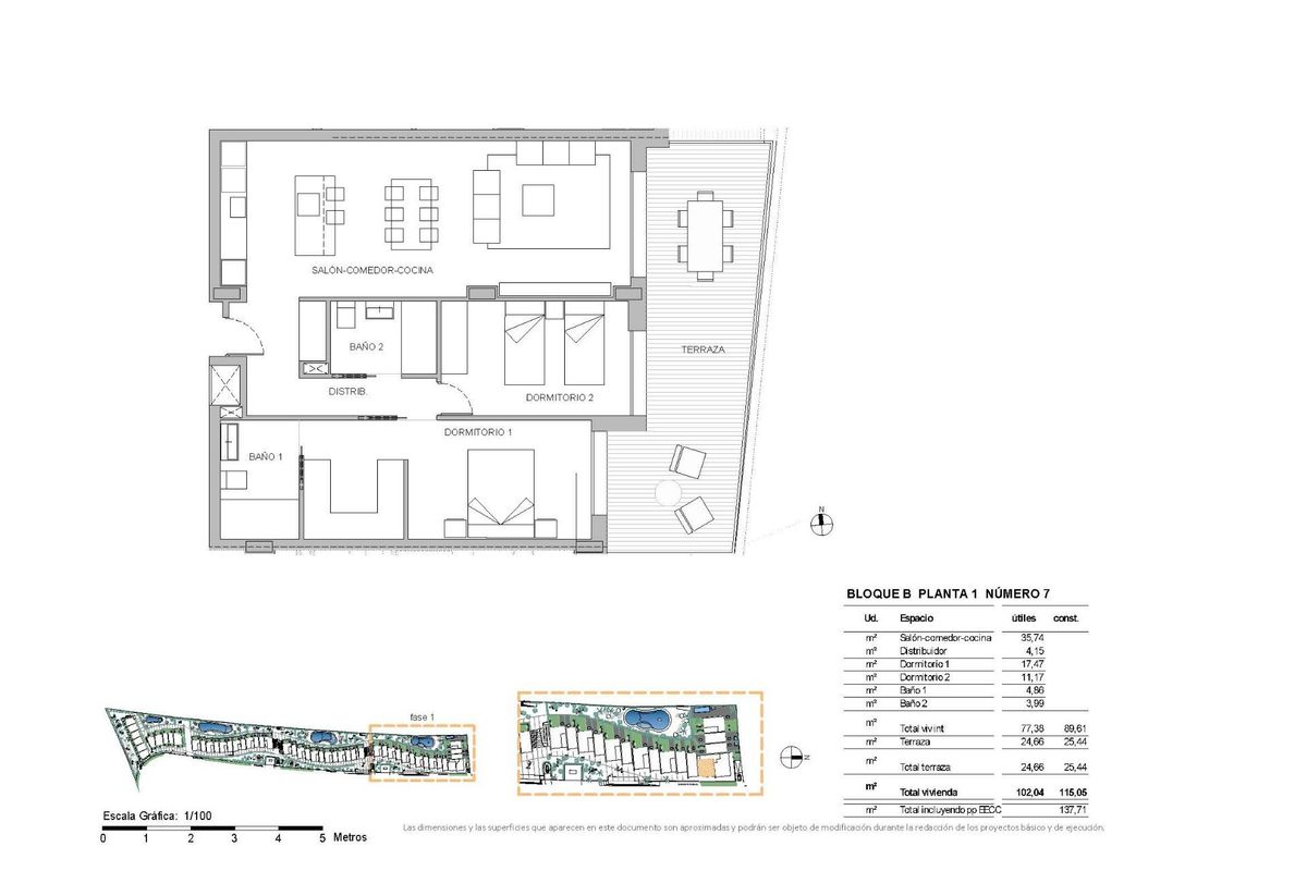 Underground parking in La Nucia apartment